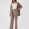 Pantaloni de pulover CashSoft Shaker-Stitch Pantaloni de pulover CashSoft Shaker-Stitch