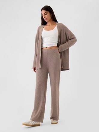 Pantaloni de pulover CashSoft Shaker-Stitch
