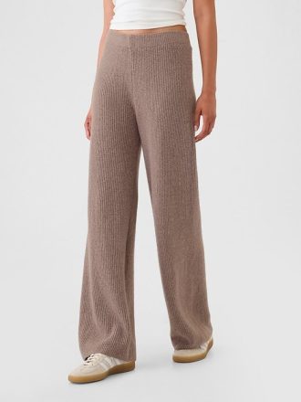 Pantaloni de pulover CashSoft Shaker-Stitch