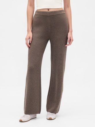 Pantaloni de pulover CashSoft Shaker-Stitch