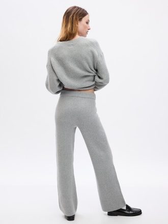 Pantaloni de pulover CashSoft Shaker-Stitch