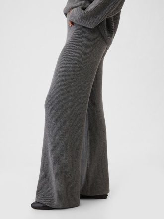 Pantaloni de pulover CashSoft Shaker-Stitch