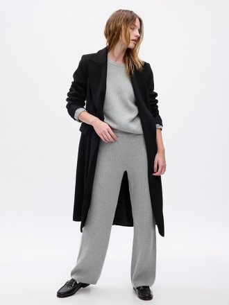 Pantaloni de pulover CashSoft Shaker-Stitch
