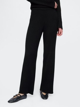 Pantaloni de pulover cu coaste late CashSoft