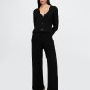 Pantaloni de pulover relaxați 100% bumbac Pantaloni de pulover relaxați 100% bumbac