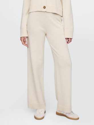 Pantaloni de pulover relaxați 100% bumbac