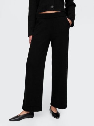 Pantaloni de pulover relaxați 100% bumbac