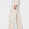 Pantaloni de pulover relaxați 100% bumbac Pantaloni de pulover relaxați 100% bumbac