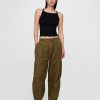 Pantaloni de sarg cu talie medie