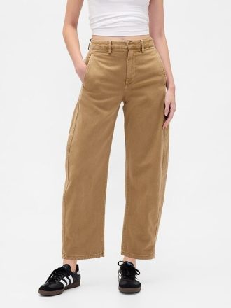 Pantaloni de sarg cu talie medie Pantaloni de sarg cu talie medie