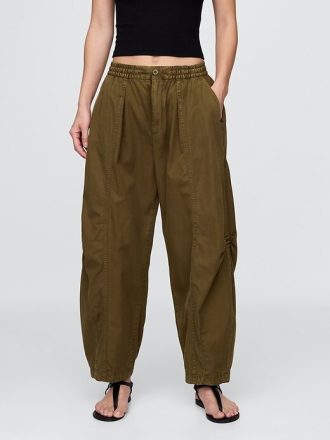 Pantaloni de sarg cu talie medie