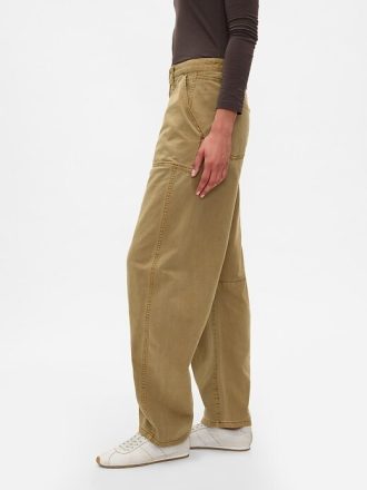 Pantaloni de sarg cu talie medie