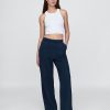 Pantaloni de sport cu picior largi cu cusături Pantaloni de sport cu picior largi cu cusături
