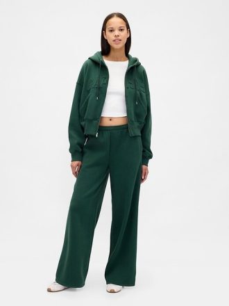 Pantaloni de sport largi cu logo VintageSoft