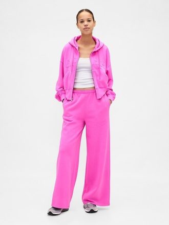 Pantaloni de sport largi cu logo VintageSoft