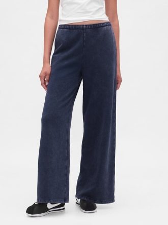 Pantaloni de sport largi cu logo VintageSoft
