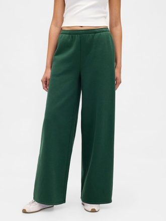 Pantaloni de sport largi cu logo VintageSoft