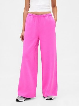 Pantaloni de sport largi cu logo VintageSoft