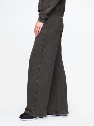 Pantaloni de trening drepti, cu cusături franțuzești, grei