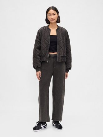 Pantaloni de trening French Terry Barrel grei