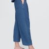 Pantaloni din denim din tifon de bumbac Easy Barrel