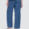 Pantaloni din denim din tifon de bumbac Easy Barrel