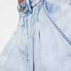 Pantaloni din denim drapați cu talie înaltă GapStudio Pantaloni din denim drapați cu talie înaltă GapStudio