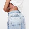 Pantaloni din denim drapați cu talie înaltă GapStudio Pantaloni din denim drapați cu talie înaltă GapStudio