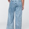 Pantaloni din denim plisați UltraSoft cu talie înaltă 365
