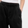 Pantaloni din denim plisați UltraSoft cu talie înaltă 365