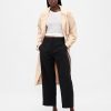 Pantaloni drepti de sarg cu talie mare Pantaloni drepti de sarg cu talie mare