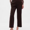 Pantaloni drepti de sarg cu talie mare Pantaloni drepti de sarg cu talie mare