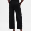 Pantaloni drepti de sarg cu talie mare Pantaloni drepti de sarg cu talie mare