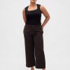 Pantaloni drepti de sarg cu talie mare Pantaloni drepti de sarg cu talie mare