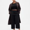 Pantaloni drepti de sarg cu talie mare Pantaloni drepti de sarg cu talie mare