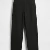 Pantaloni drepti de sarg cu talie mare Pantaloni drepti de sarg cu talie mare