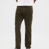 Pantaloni drepti din velur