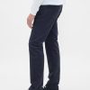 Pantaloni drepti din velur