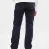 Pantaloni drepti din velur