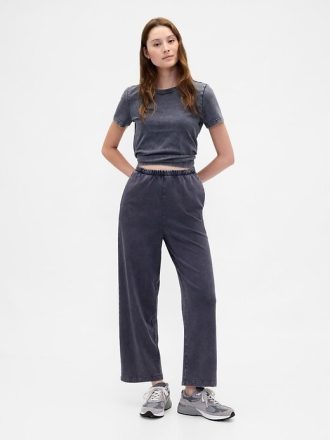 Pantaloni drepti VintageSoft din bumbac organic