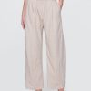 Pantaloni Easy Barrel cu talie medie din amestec de in Pantaloni Easy Barrel cu talie medie din amestec de in