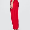 Pantaloni Easy Barrel cu talie medie din amestec de in Pantaloni Easy Barrel cu talie medie din amestec de in