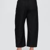 Pantaloni Easy Barrel cu talie medie din amestec de in Pantaloni Easy Barrel cu talie medie din amestec de in