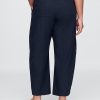 Pantaloni Easy Barrel cu talie medie din amestec de in Pantaloni Easy Barrel cu talie medie din amestec de in