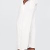 Pantaloni Easy Barrel din tifon de bumbac Pantaloni Easy Barrel din tifon de bumbac