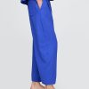 Pantaloni Easy Barrel din tifon de bumbac Pantaloni Easy Barrel din tifon de bumbac