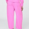 Pantaloni Easy Barrel din tifon de bumbac Pantaloni Easy Barrel din tifon de bumbac