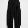 Pantaloni Easy Barrel din tifon de bumbac Pantaloni Easy Barrel din tifon de bumbac