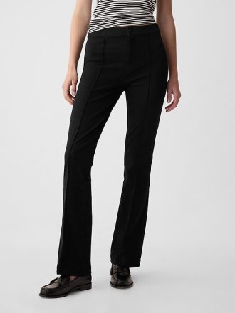Pantaloni evazați BiStretch cu talie înaltă