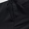 Pantaloni evazați din twill cu talie joasă Pantaloni evazați din twill cu talie joasă